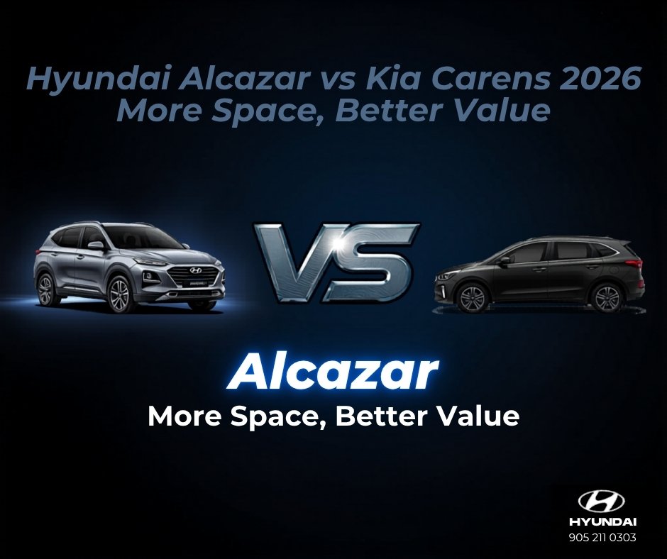 Hyundai Alcazar vs Kia Carens 2026 — 7-Seater Nizamabad