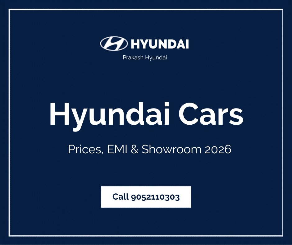 Hyundai Cars in Adilabad 2026 — Price, EMI & Showroom