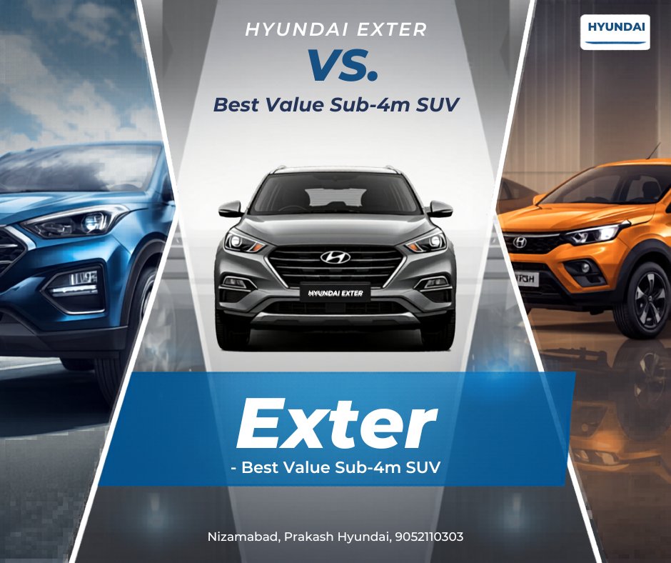 Hyundai Exter vs Maruti Fronx vs Tata Punch Nizamabad 2026
