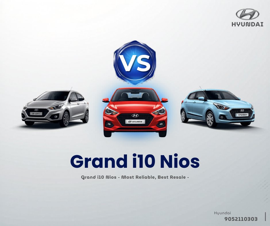 Grand i10 Nios vs Maruti Swift vs Tata Tiago Nizamabad 2026
