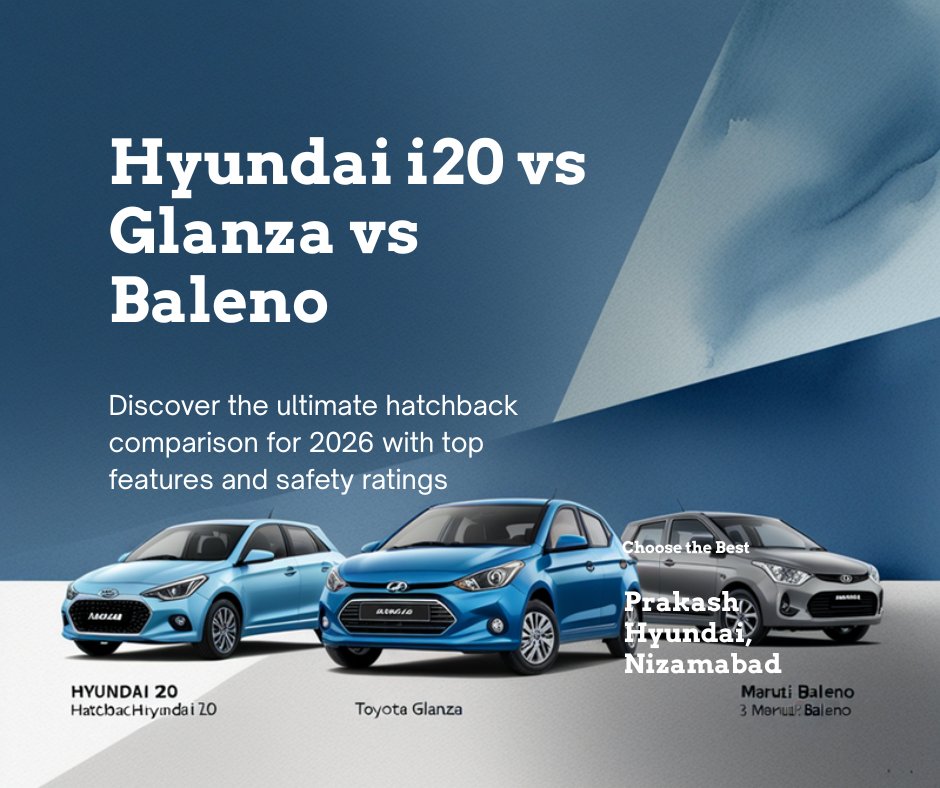 Hyundai i20 vs Toyota Glanza 2026 — Why Glanza is a Baleno