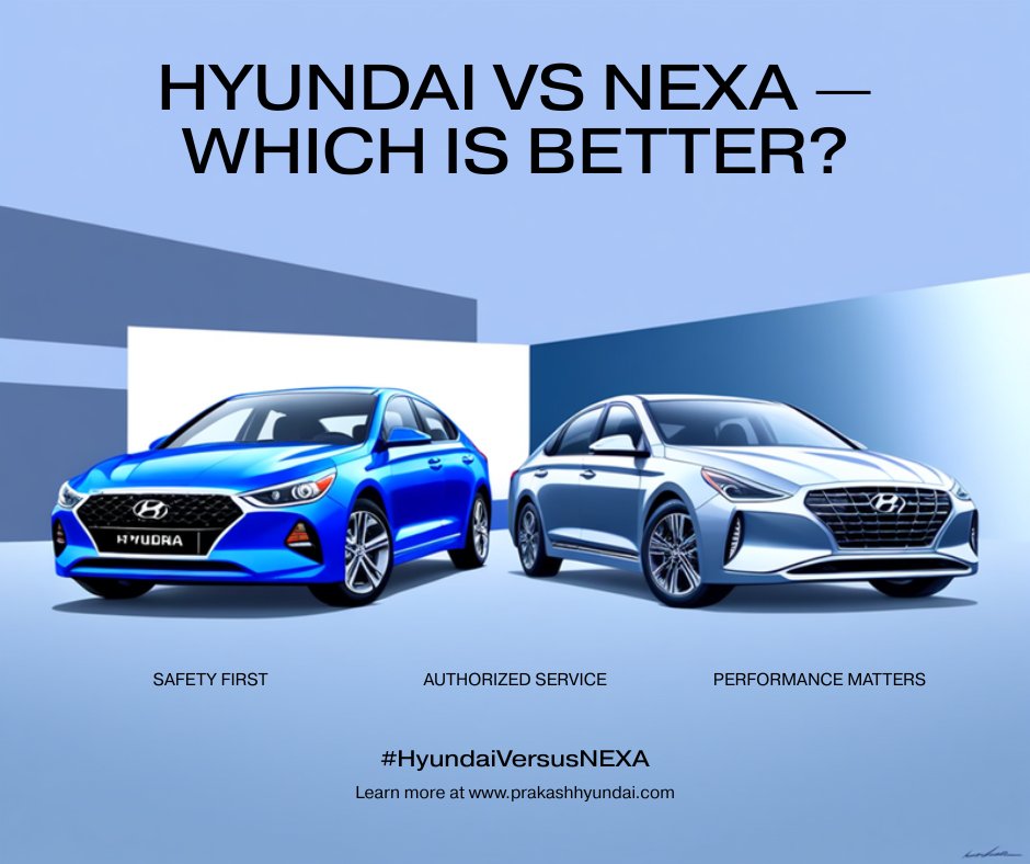 Hyundai vs NEXA Cars Nizamabad 2026 — Full Comparison